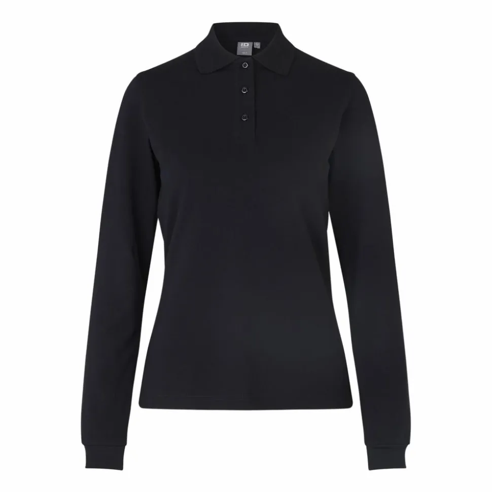 ID Stretch Dame Polo - Sort