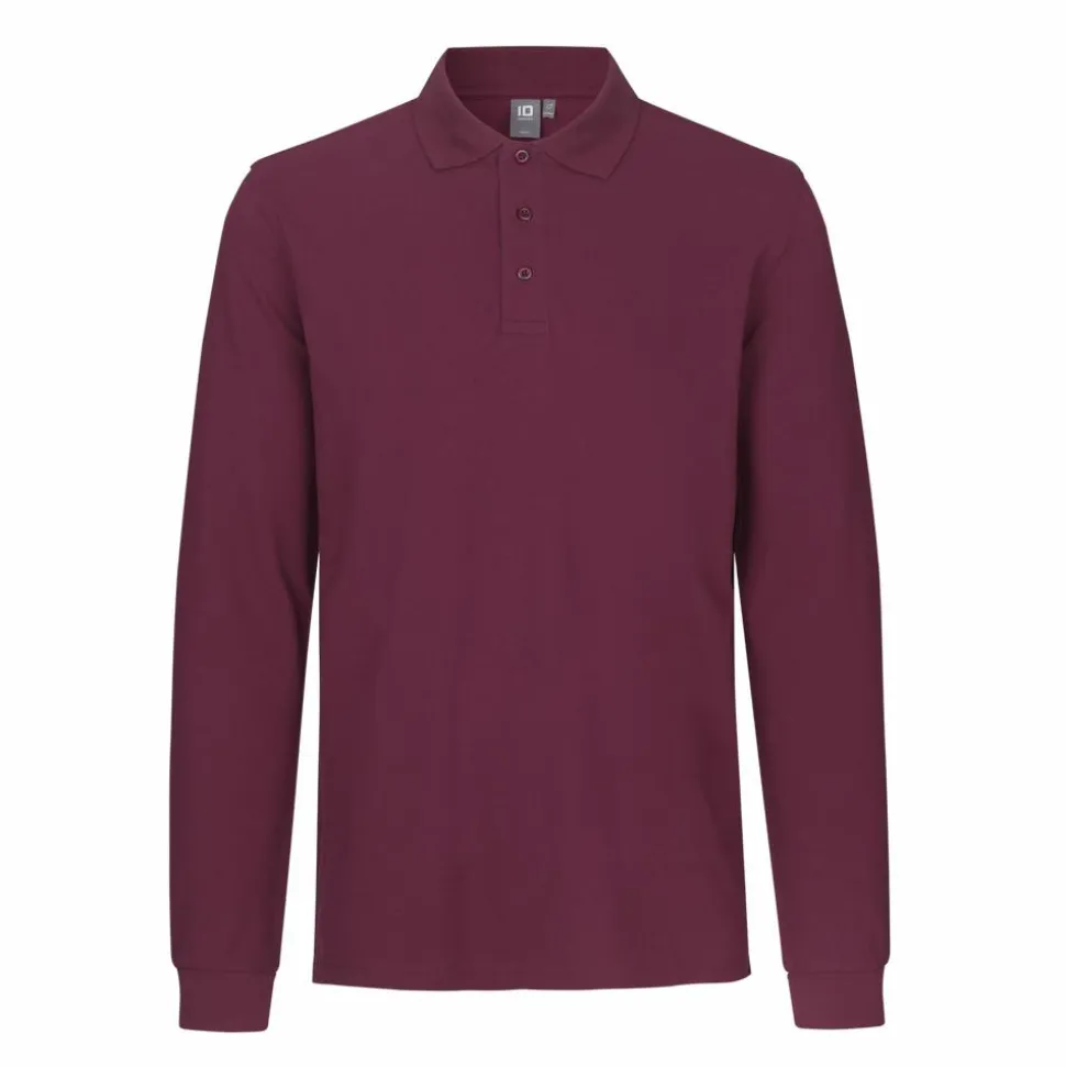 ID Stretch Herre Polo - Bordeaux