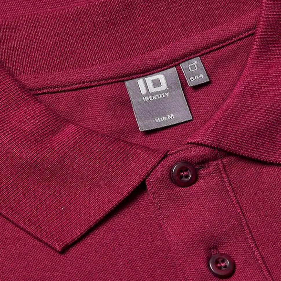 ID Stretch Herre Polo - Bordeaux