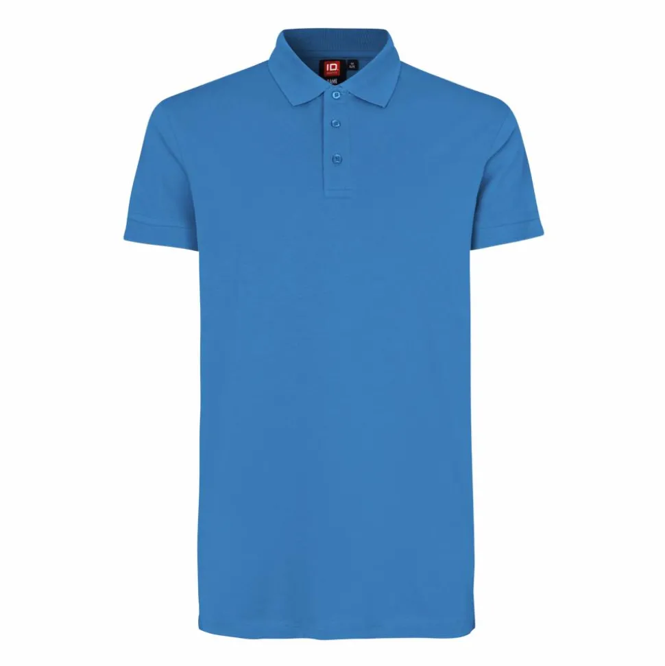 ID Stretch Herre Polo - Turquoise