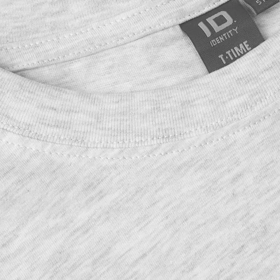 ID T-Time Herre T-shirt - Snow Melange