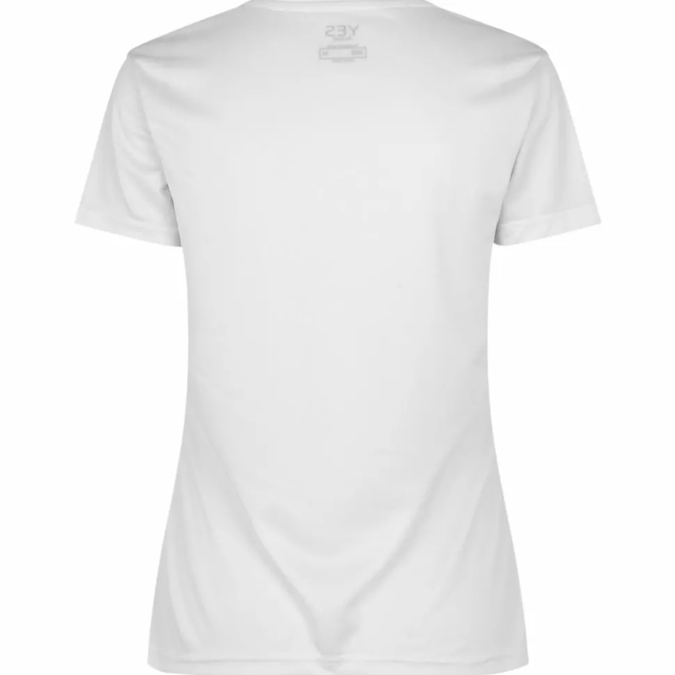 ID YES Active Dame Trænings t-shirt - Hvid