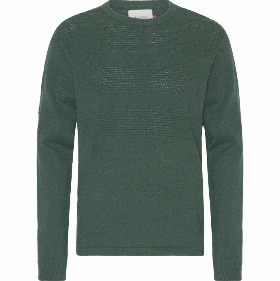 Marcus Affleck Herre Striktrøje - Urban Green Mix