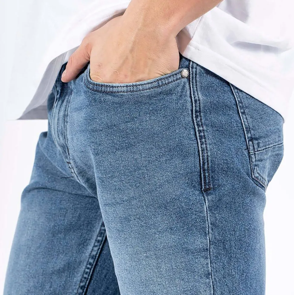 Marcus Blaze Herre Jeans - Dry Blue Wash