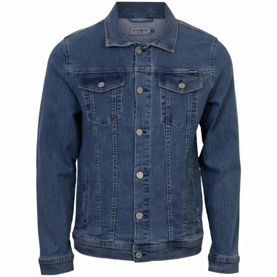 Marcus Cale Herre Denimjakke - Blue ink.