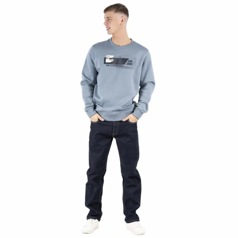 Marcus Colin Herre Sweatshirt - Faded blue