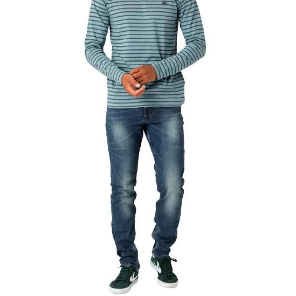 Marcus Cutler Herre Jeans - Dirty Blue Used