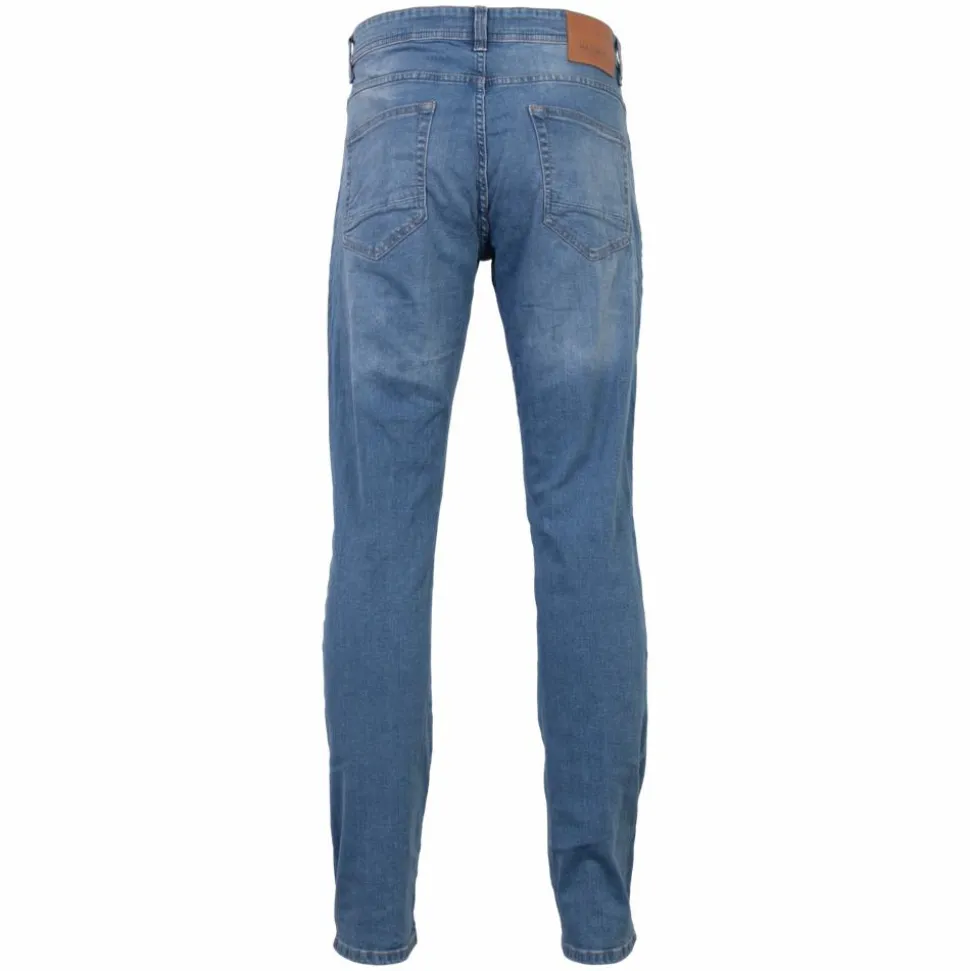 Marcus Sebb Herre Jeans - Sky Blue Used