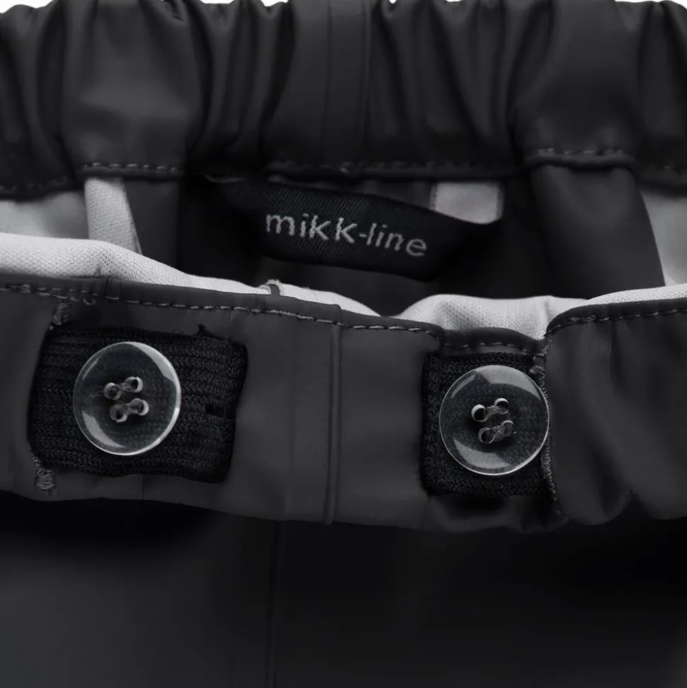 Mikk-line Børne Regnsæt - Black