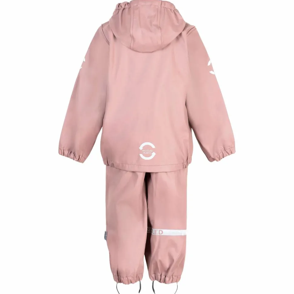 Mikk-line Pige Regnsæt - Adobe Rose