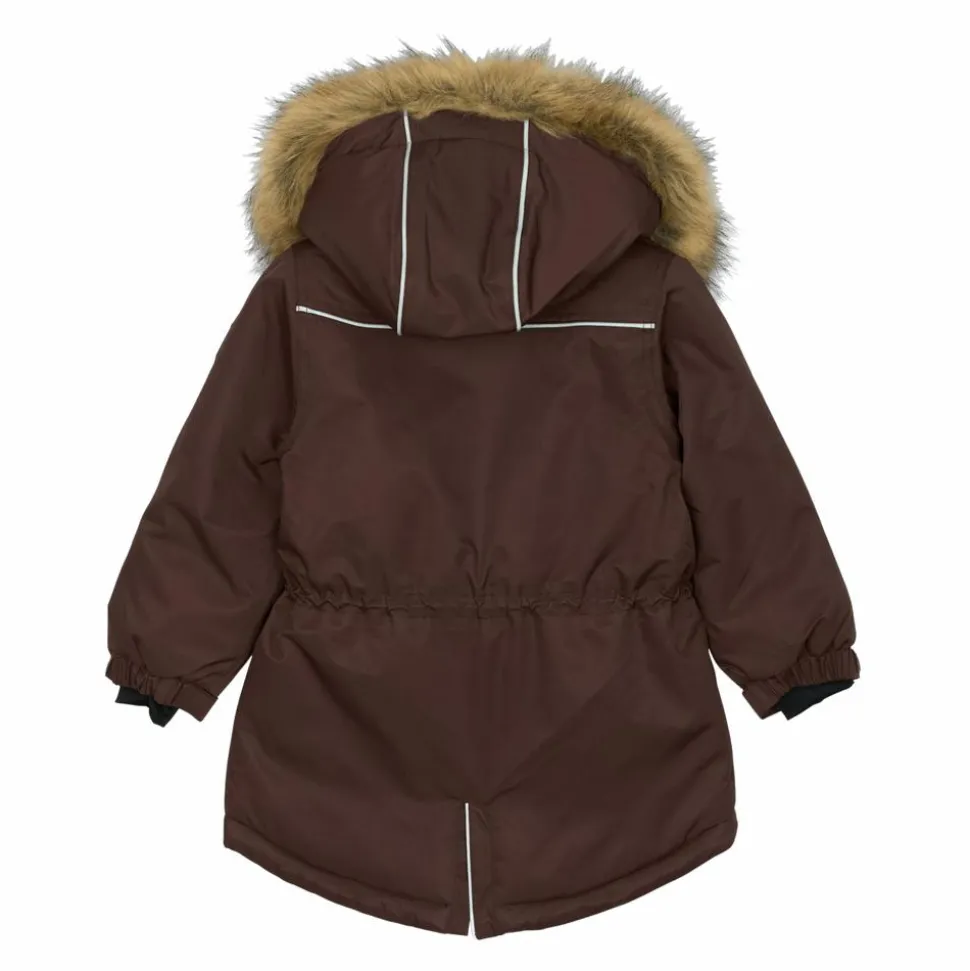 Mikk-line Pige Vinterjakke m. BIONIC-FINISH® ECO coating - French Roast