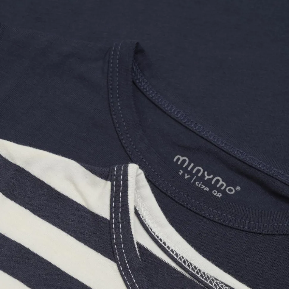 Minymo Børne Langærmet t-shirt - Marshmallow