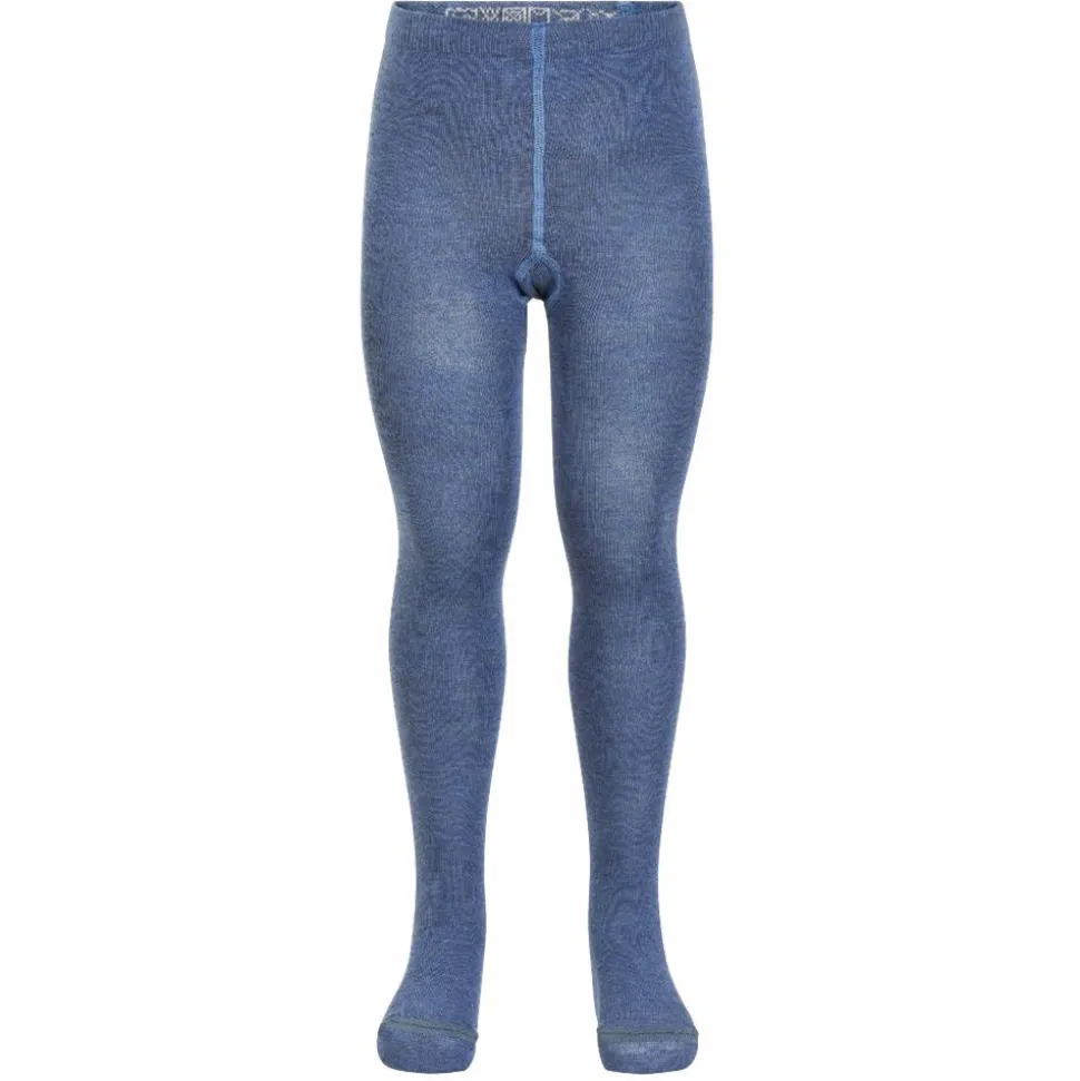 Minymo Børne Strømpebukser - Blue Melange