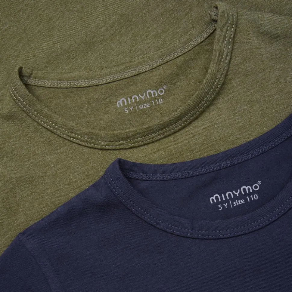 Minymo Børne T-shirt - Dark Olive