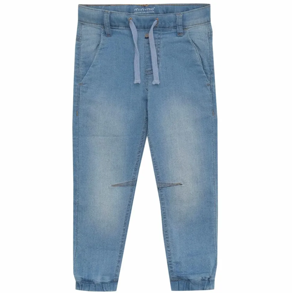 Minymo Drenge Jeans i økologisk bomuld - Light Dusty Blue