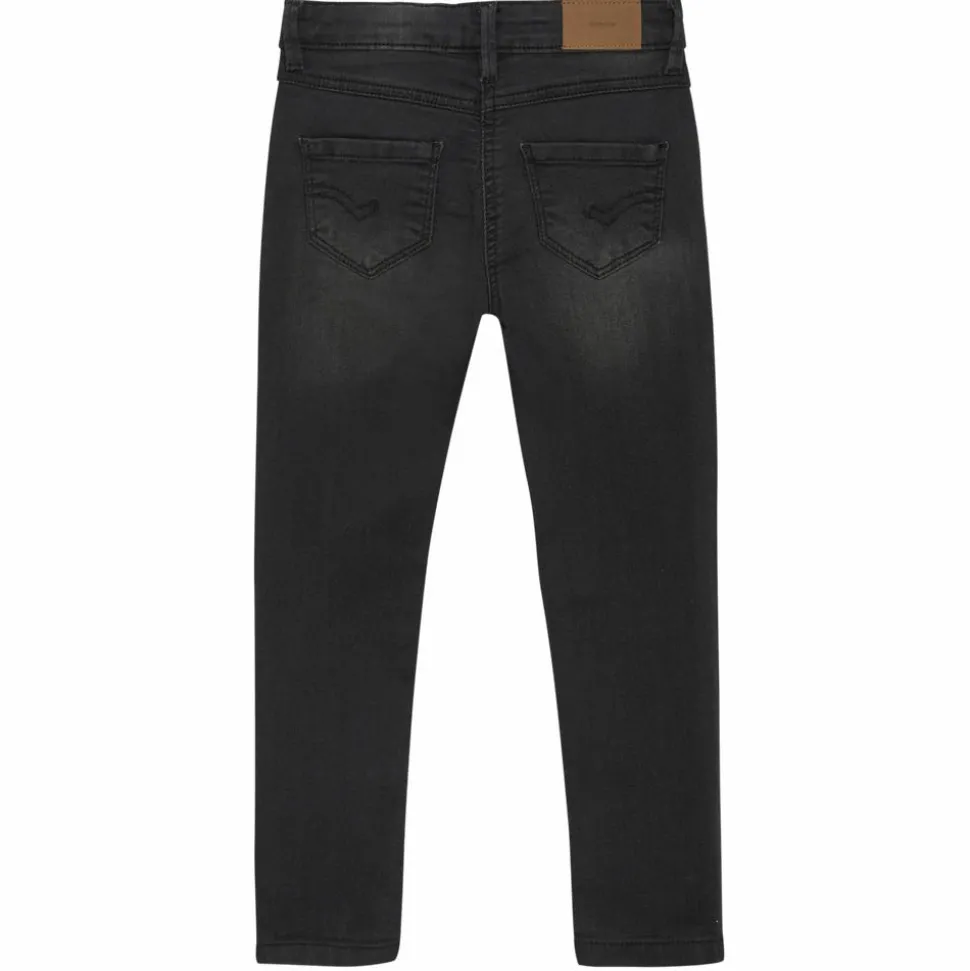 Minymo Pige Jeans i økologisk bomuld - Grey Black