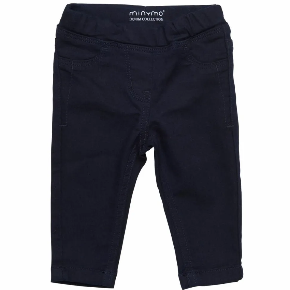 Minymo Pige Jeans i økologisk bomuld - Blue Night