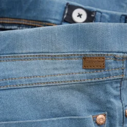 Minymo Pige Jeggings i økologisk bomuld - Light Dusty Blue