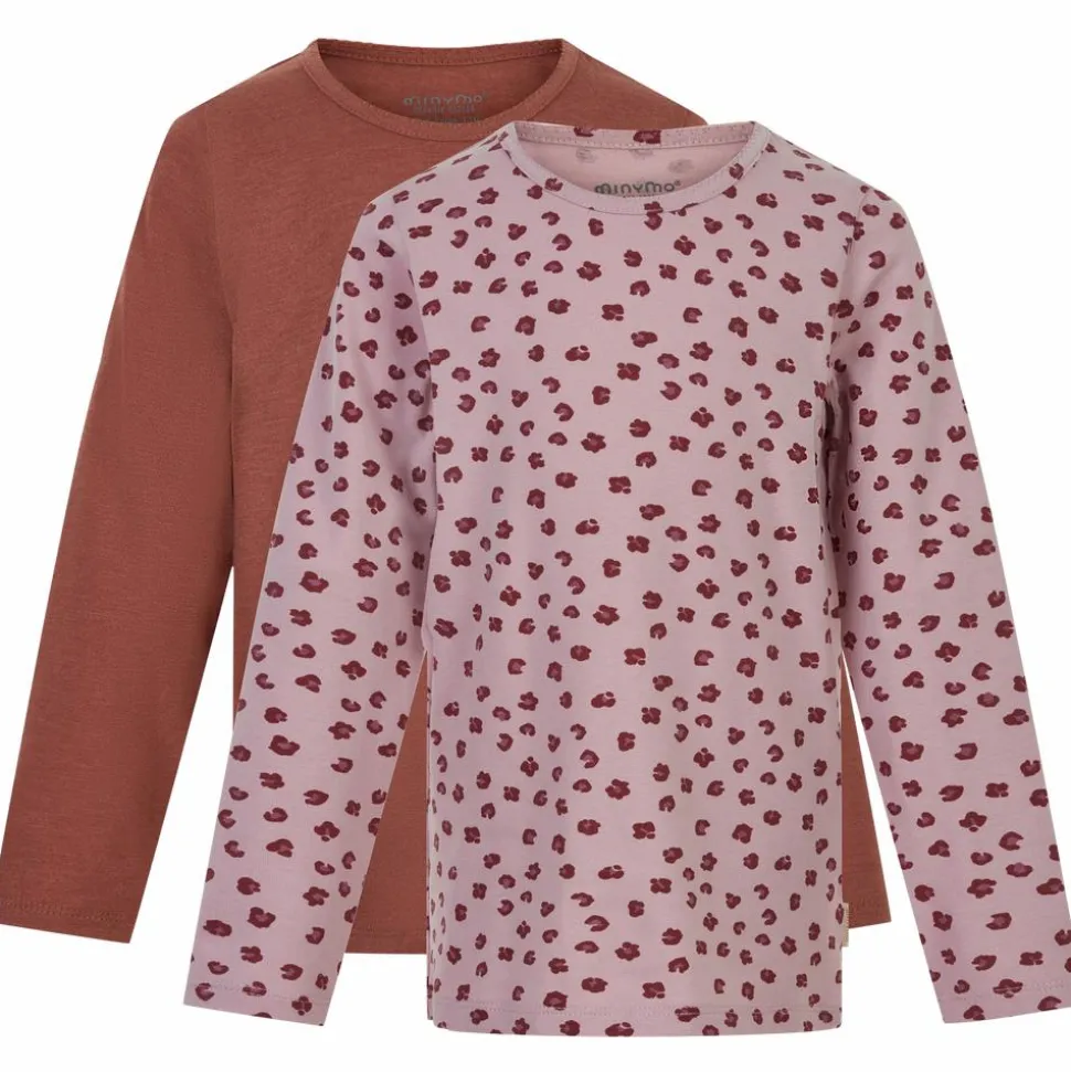 Minymo Pige Langærmet t-shirt - Violet Ice