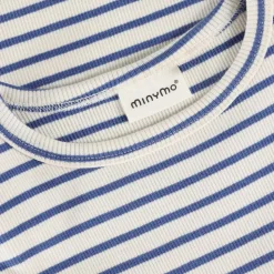 Minymo Pige T-shirt i økologisk bomuld - Dutch Blue