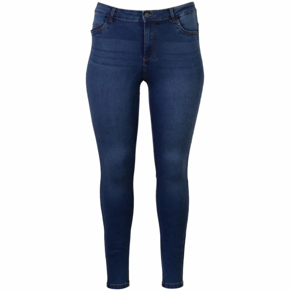 Noisy May Curve Dame Jeans Plus Size - Medium Blue Denim