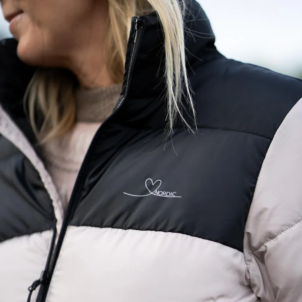 Nordic Project 18 Fjord Dame Vinterjakke - DESERT TAUPE