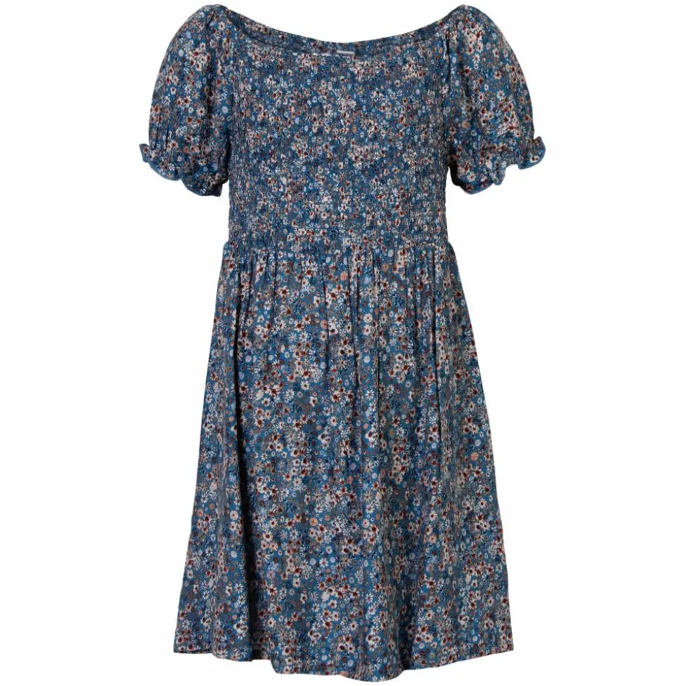 Pige Kjole - Blue Flower