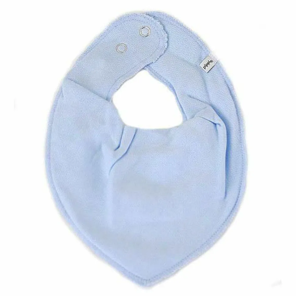 Pippi Baby Savlesmæk i økologisk bomuld - Light Dusty Blue