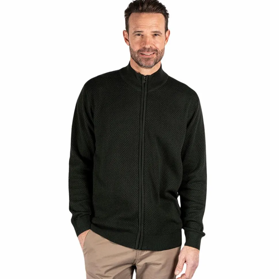 Pre End Howard Herre Cardigan - Forest Green
