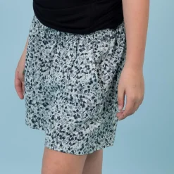 Queenz Sofia Pige Shorts - Mint AOP