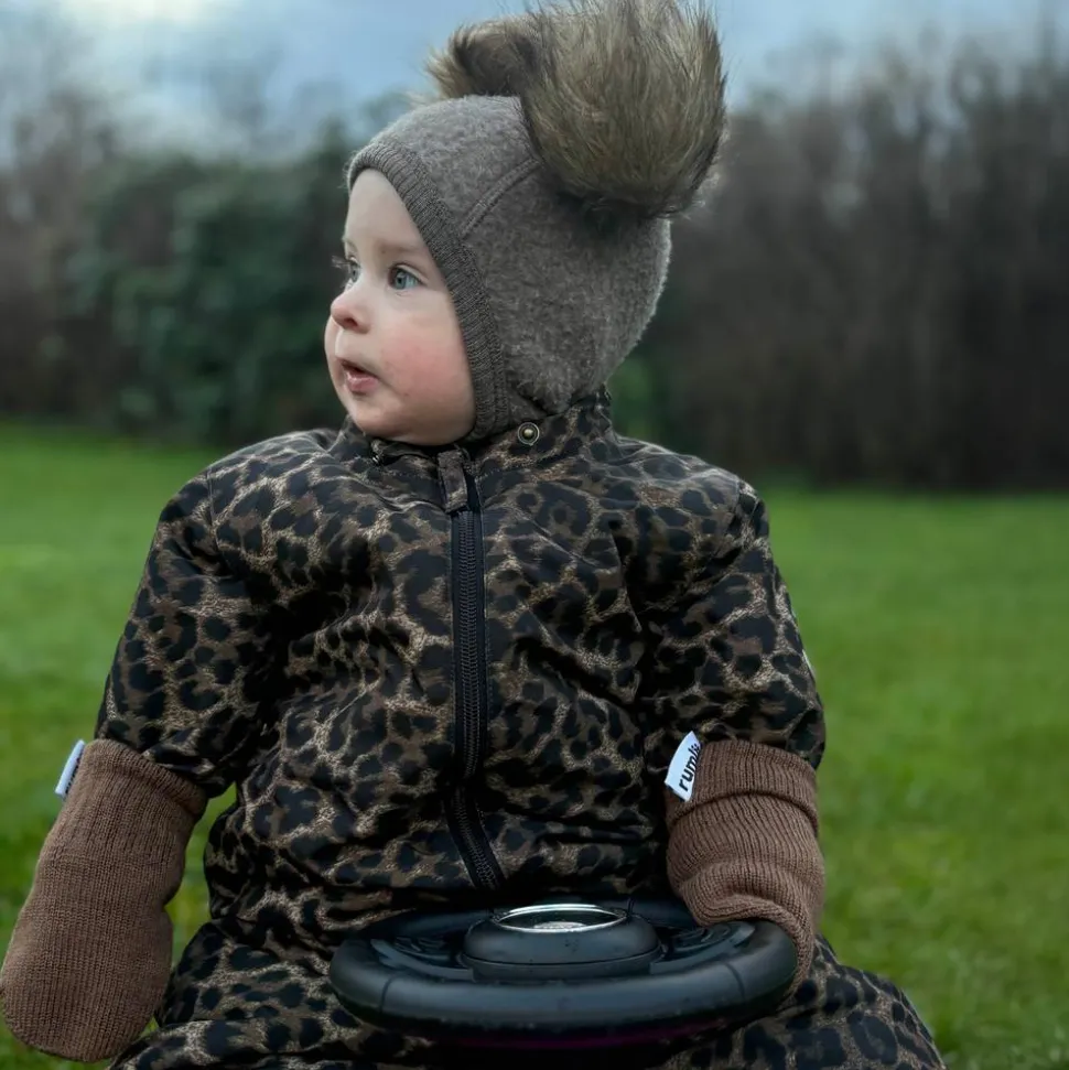 Rumlii Unisex Luffer i uldmix - Sort