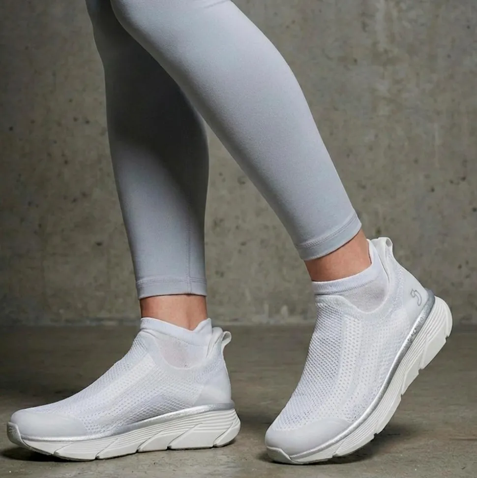 SJ Dame Sneakers - Offwhite/Sølv