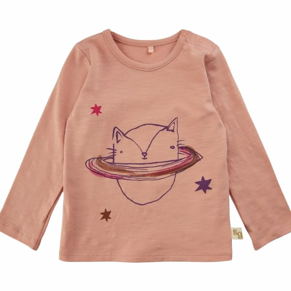 Soft Gallery Pige Bluse i økologisk bomuld - Dusty Coral