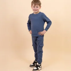 Steenholt Boston Børne Sweatpants - Blue Horizon