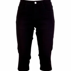 Steenholt Grace Dame Capri Plus Size - Black Denim