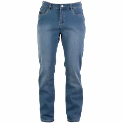 Steenholt Grace Dame Jeans m. stretch Plus Size - M. Light Blue Denim