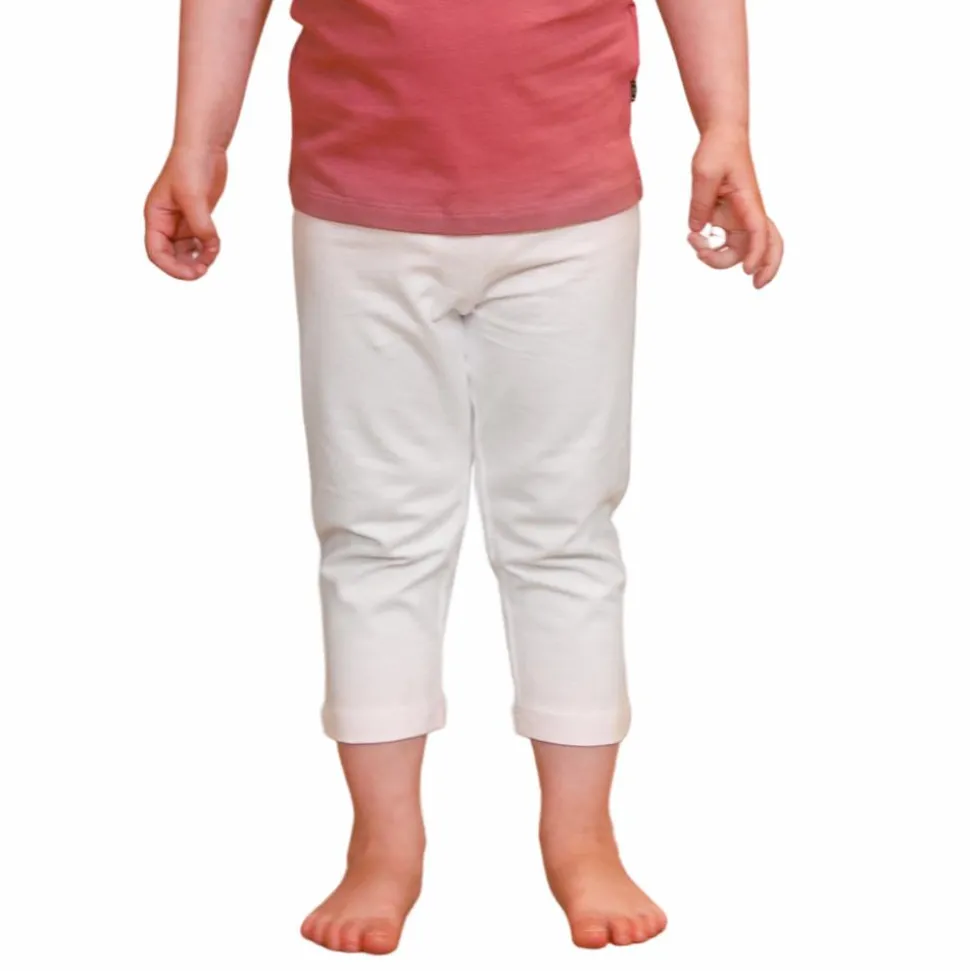 Steenholt Harmony Børne 3/4 leggings - White