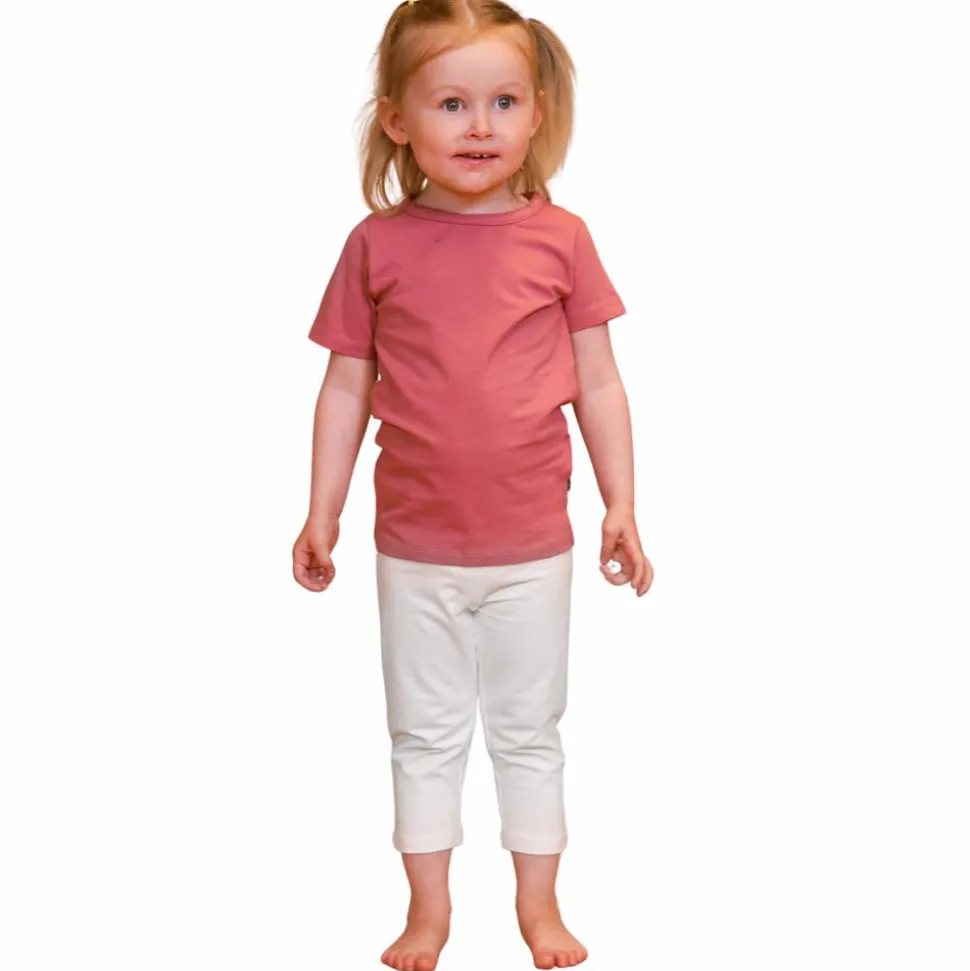 Steenholt Harmony Børne 3/4 leggings - White