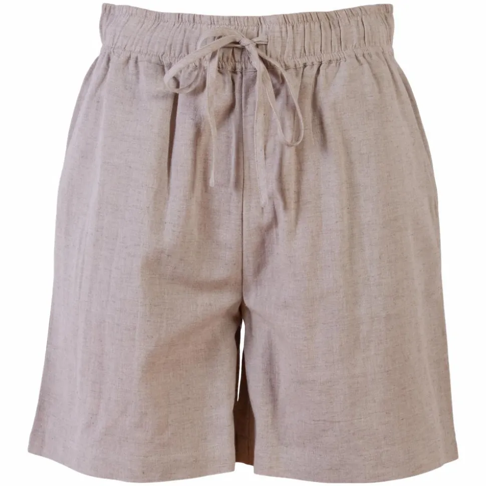 Steenholt Linett Dame Shorts i hørmix - Woody