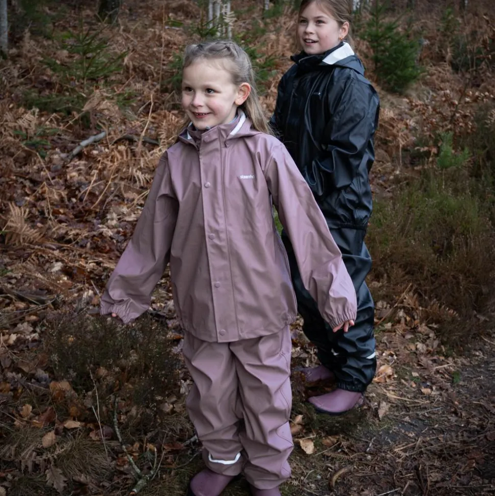 Steenholt Moss Børne Regnsæt - Twilight Mauve