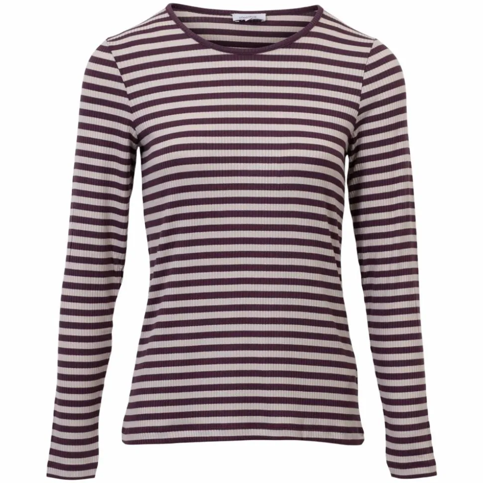 Steenholt Rosita Dame Langærmet t-shirt - Crushed Violets