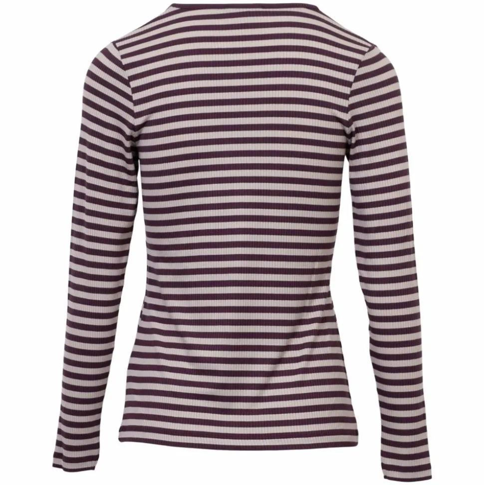 Steenholt Rosita Dame Langærmet t-shirt - Crushed Violets