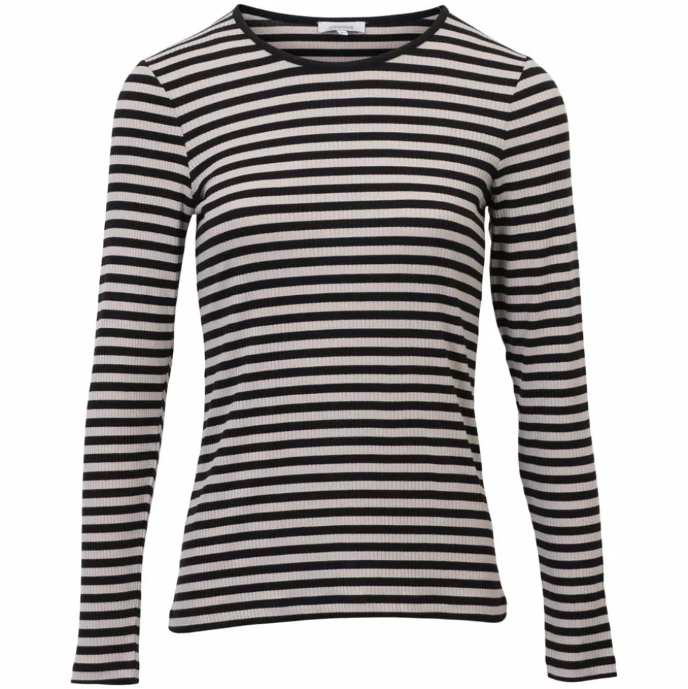 Steenholt Rosita Dame Langærmet t-shirt - Black 2002