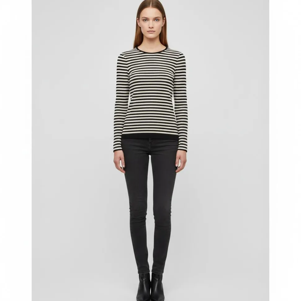 Steenholt Rosita Dame Langærmet t-shirt - Black 2002