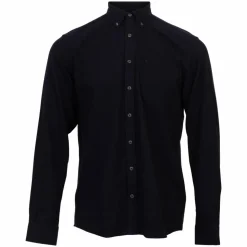 Vito Barny Herre Skjorte Plus Size - Naval Blue Mix