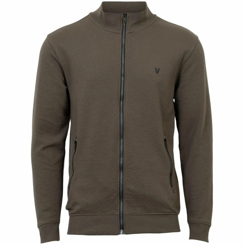 Vito Herre Cardigan - Mid Brown