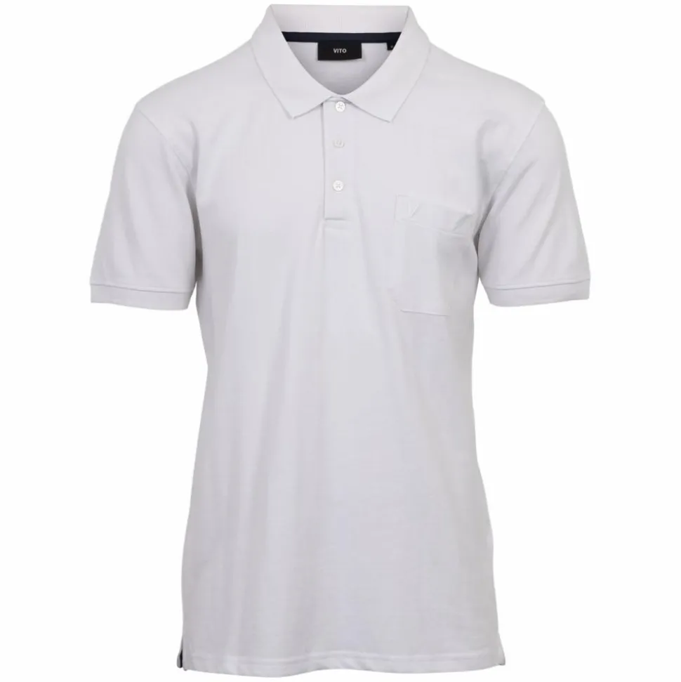 Vito Roger Herre Polo - Optical White