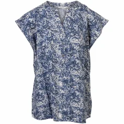 ZbyZ Dame Kjole Plus Size - Navy