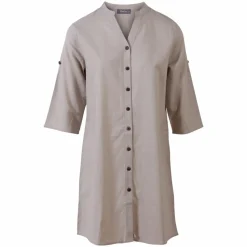 ZbyZ Dame Tunika Plus Size - Beige