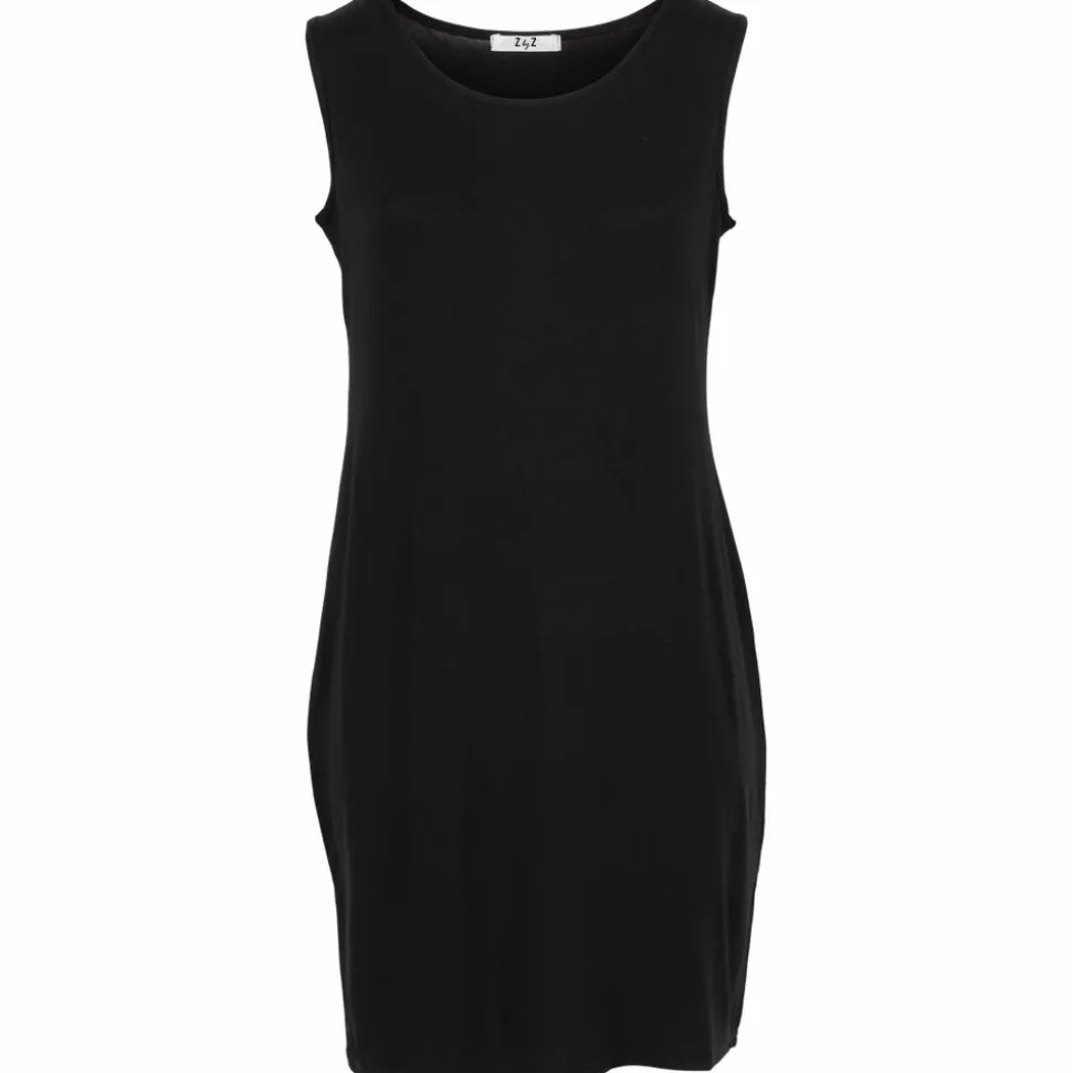 ZbyZ Dame Underkjole Plus Size - Black